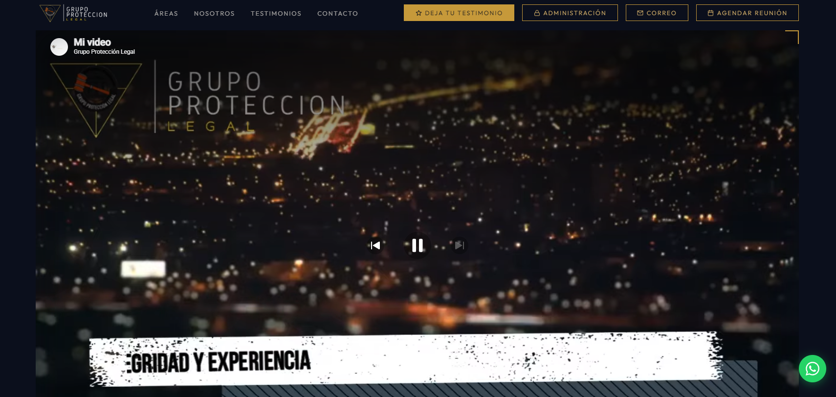 Captura de Grupo Protección Legal